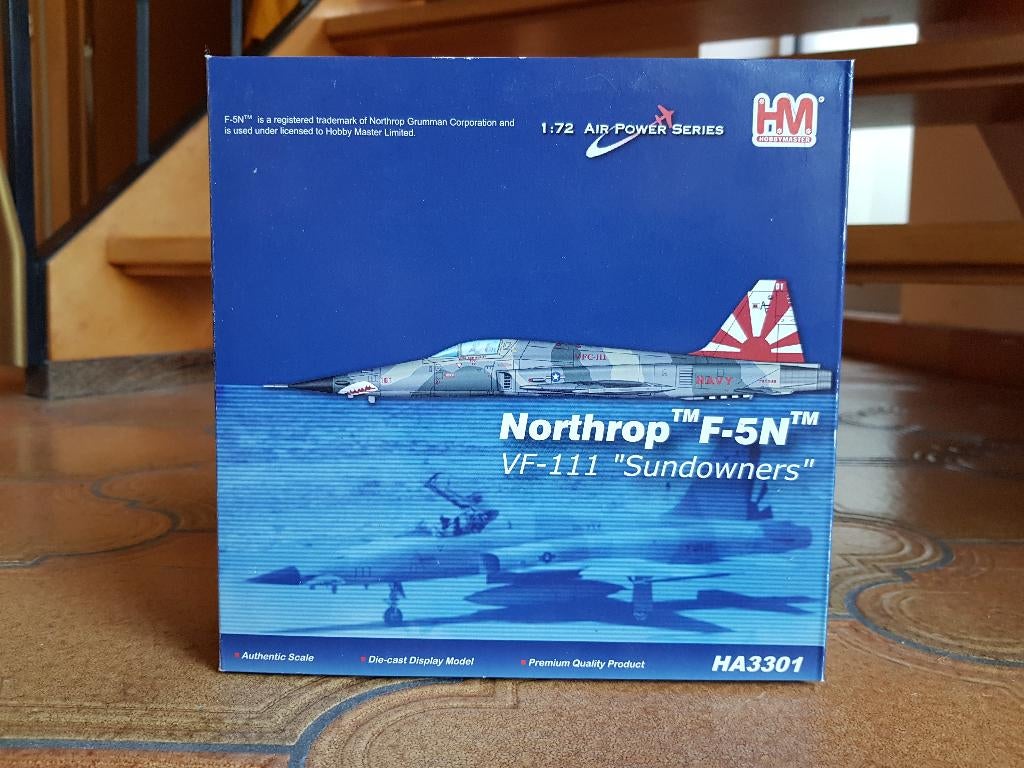 Hobby Master HA3301 F-5N Tiger II Sundowners 1/72, Collections, Enlèvement ou Envoi, Neuf, Modèle réduit