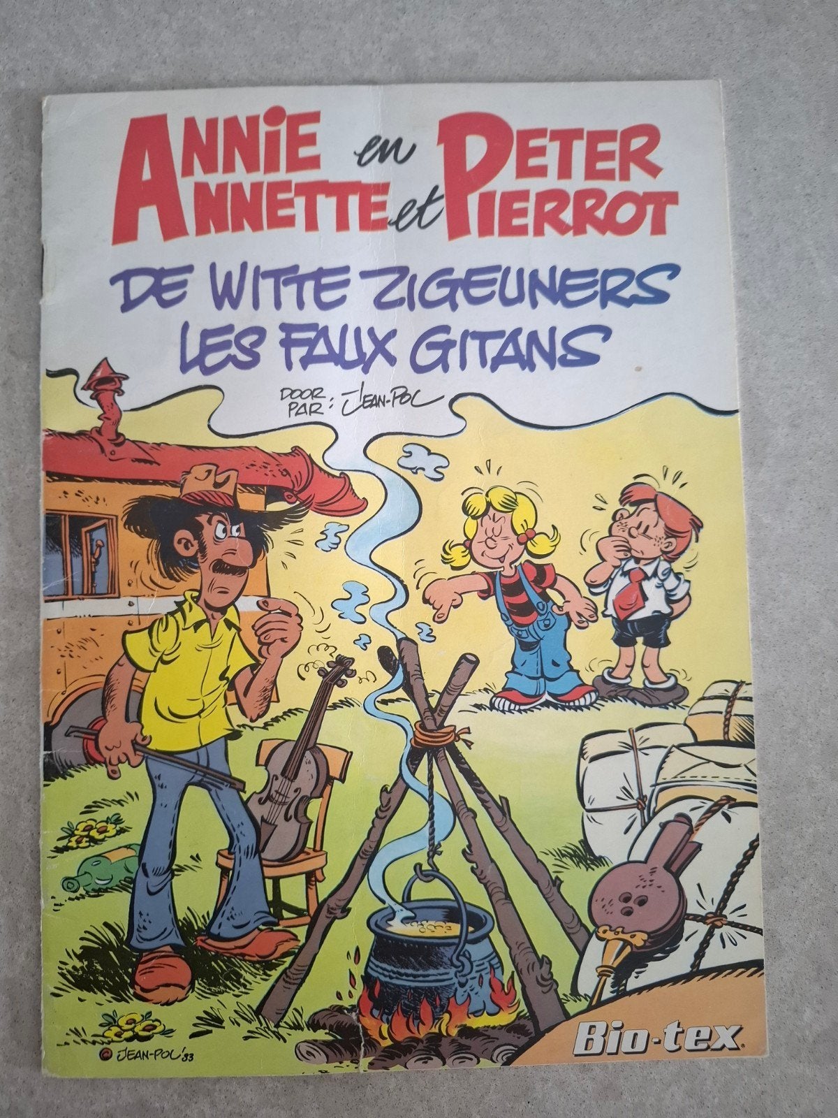 Annette et Pierrotte « Les faux gitans », Enlèvement ou Envoi, Jean-Pol, Une BD, Utilisé