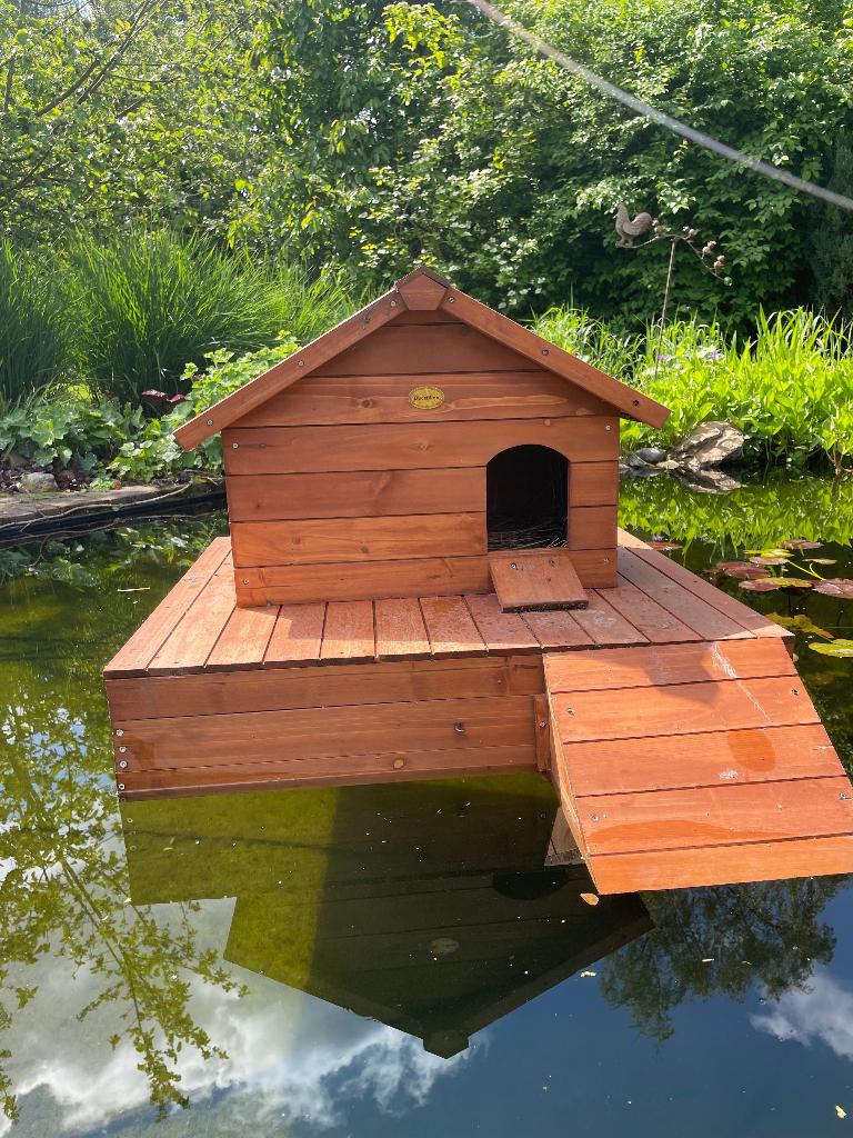 nichoir à canard sur ilot flottant, Animaux & Accessoires, Enlèvement, Utilisé