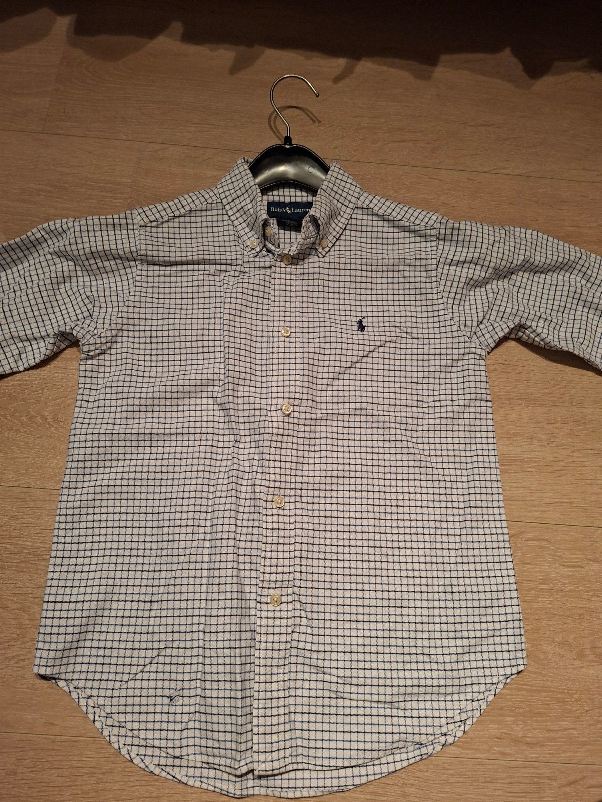 hemdje Ralph Lauren 7j, Overhemd of Blouse, Ophalen of Verzenden, Zo goed als nieuw, Jongen