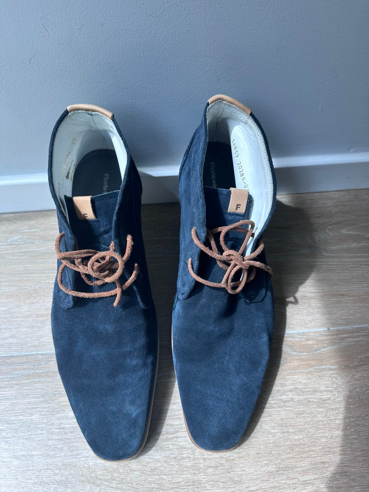Floris Van Bommel boots blauw (maat 9,5), Kleding | Heren, Schoenen, Ophalen, Zo goed als nieuw, Blauw, Boots