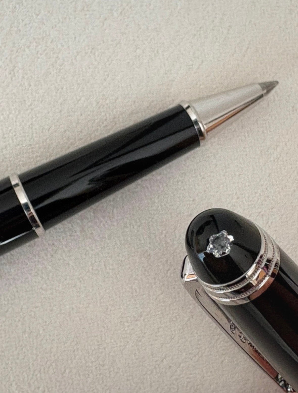 Montblanc roller classique diamants, Verzamelen, Ophalen, Nieuw, Met doosje, Fineliner