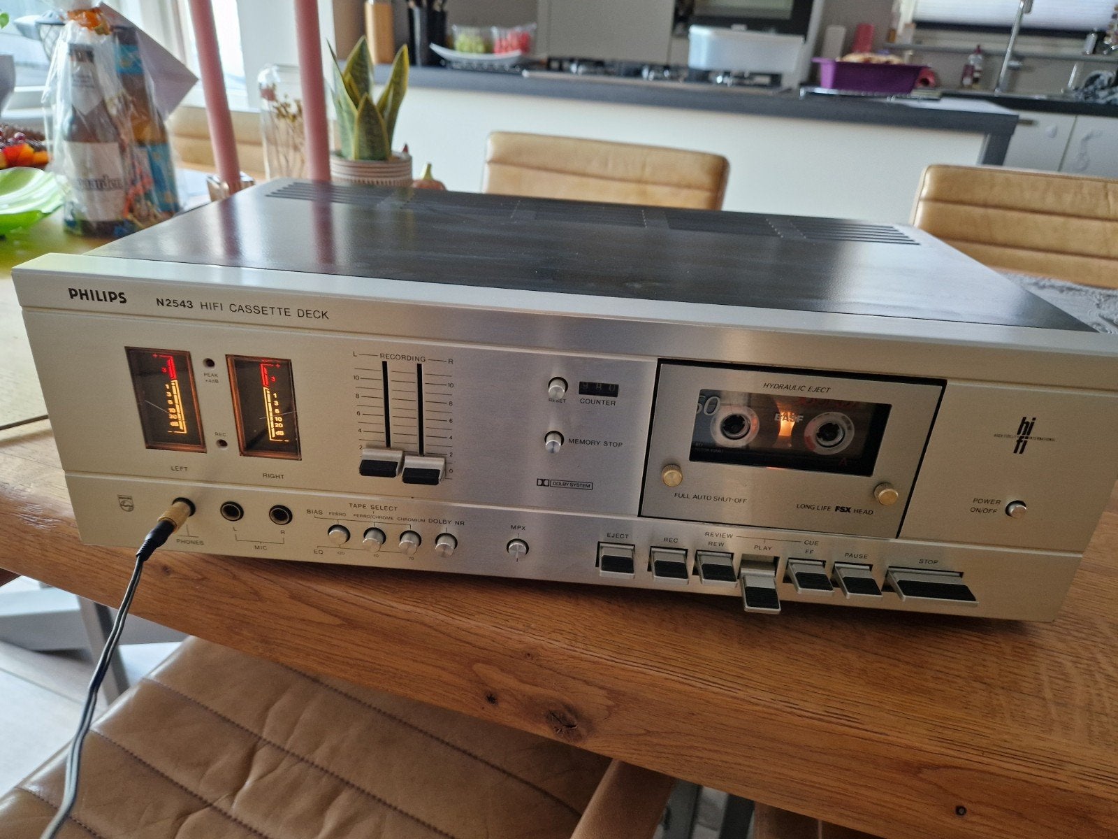 Philips N2543 cassettedeck, Audio, Tv en Foto, Ophalen, Philips