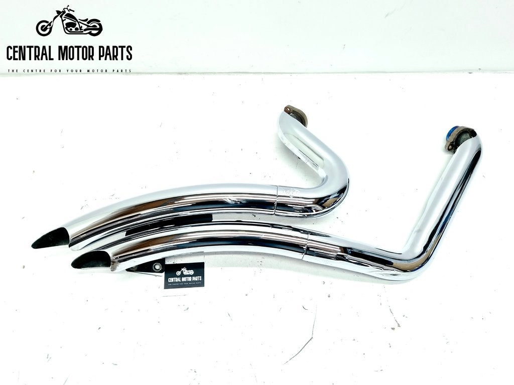 Vance and Hines Big Radius uitlaat Softail 1986-2017, Ophalen of Verzenden, Gebruikt