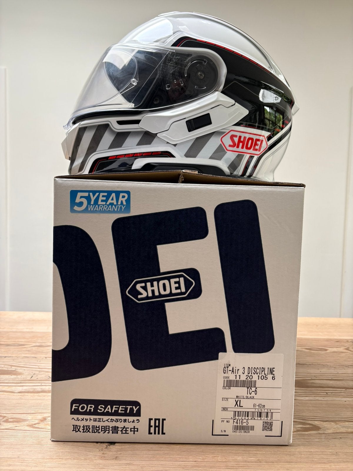 Shoei GT-Air 3 Discipline maat XL – nieuwste generatie, Ophalen, XL, Integraalhelm, Shoei