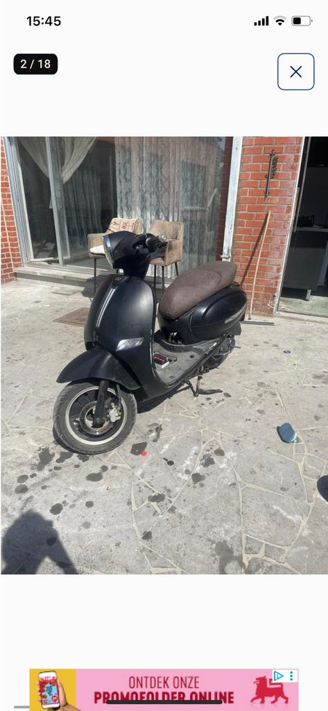 scooter a klasse, Fietsen en Brommers, Snorfietsen en Snorscooters, Ophalen, Zo goed als nieuw
