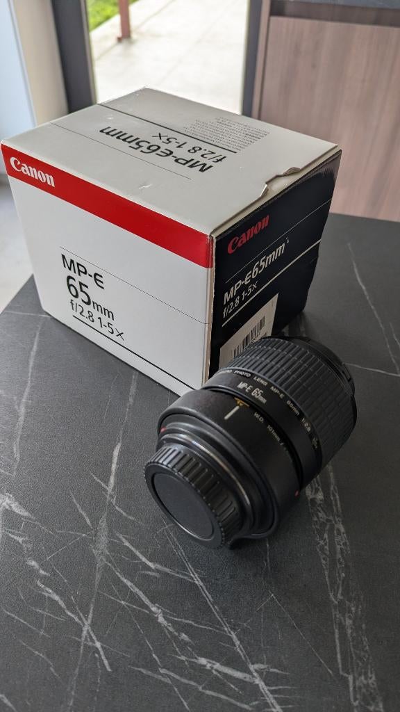 canon mp-e 65mm, Ophalen, Zo goed als nieuw, Macrolens, Zoom