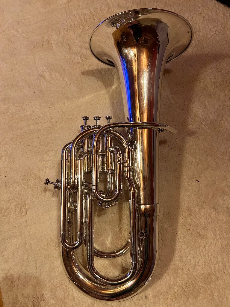 Saxhorn Courtois, Ophalen, Zo goed als nieuw, Tuba in si bemol, Met koffer of draagtas