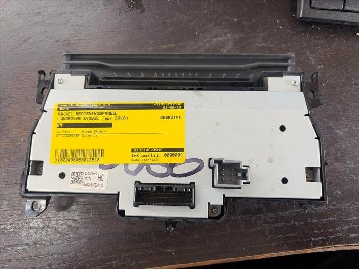 Panneau de commandes chauffage d'un Landrover Evoque, Land Rover, -, 3 mois de garantie, Utilisé