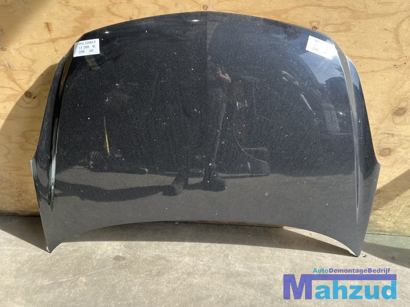 OPEL CORSA D Zwart Z20R Motorkap 2005-2014, Opel Automobile GmbH, Capot moteur, Opel, Bahnhofsplatz 1
65423  Russelsheim am Main, DE