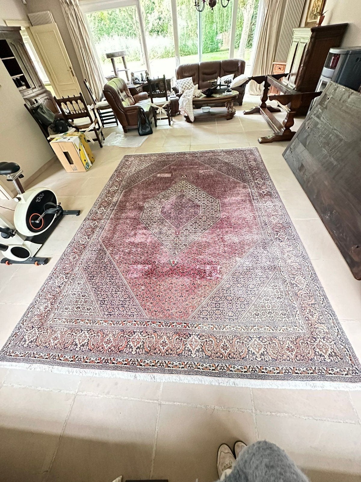 tapis Iran Bidjar 250 x 350, Maison & Meubles, 200 cm ou plus, 200 cm ou plus, Enlèvement, Utilisé