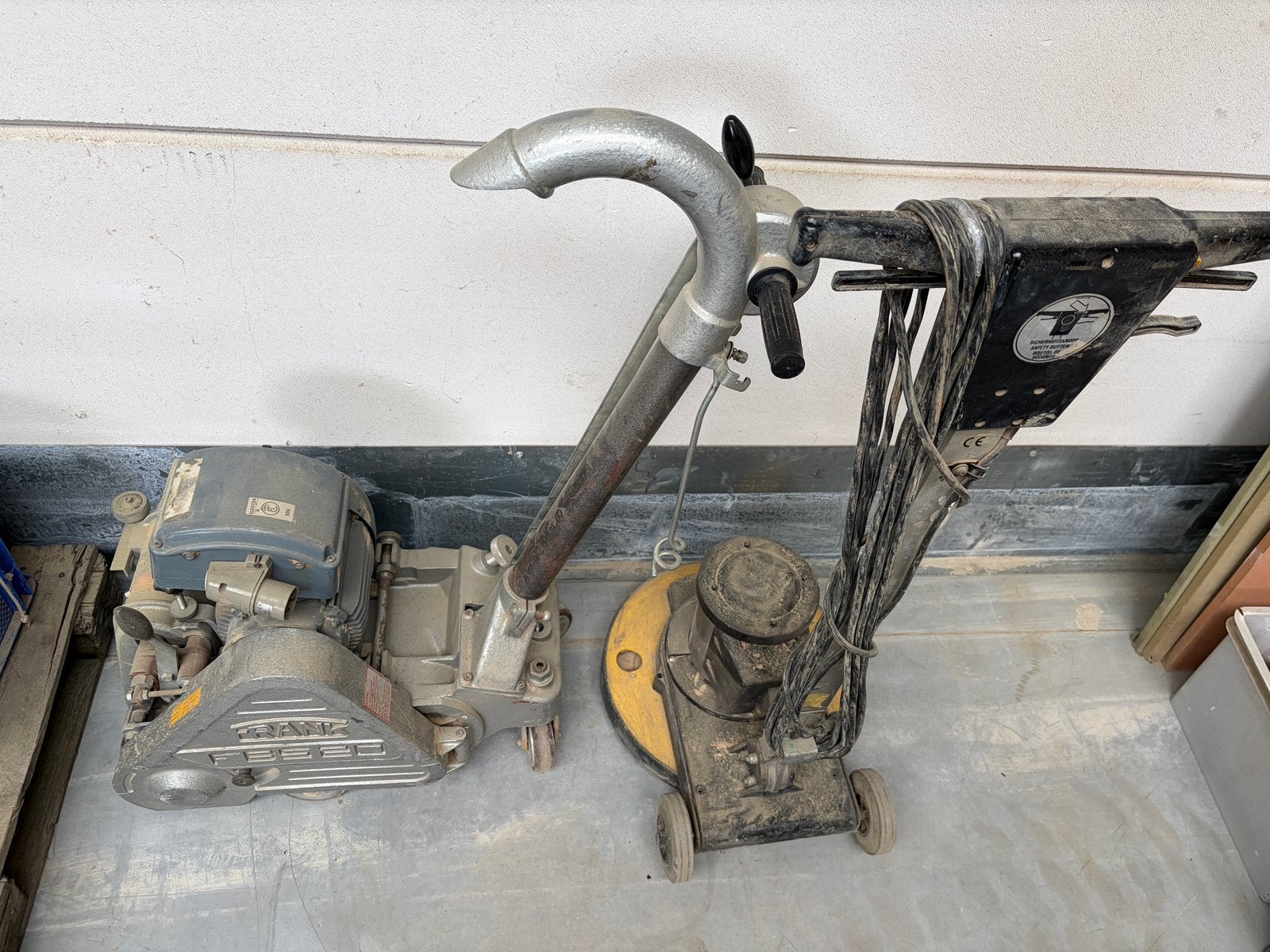 Parketschuurmachines, Ophalen, Gebruikt