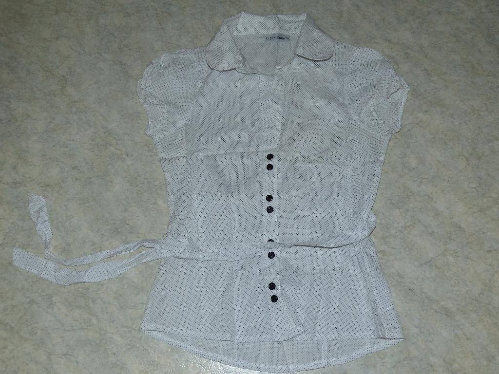 Clockhouse wit bloesje - maat 40, Kleding | Dames, Maat 38/40 (M), Wit, Ophalen of Verzenden, Zo goed als nieuw