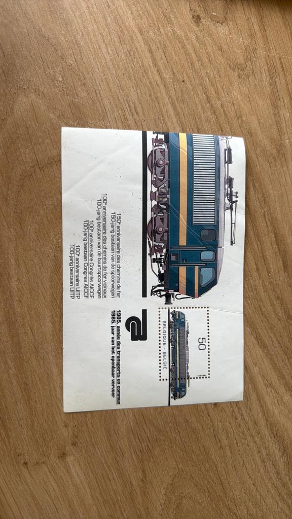 Postzegel 1985 jaar van het openbaar vervoer, Tickets en Kaartjes