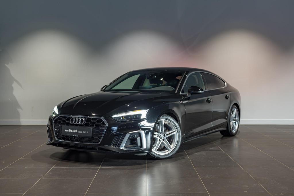 Audi A5 Sportback 35 TFSI S tronic S Line Apple Carplay| Zet, Autos, 144 g/km, 110 kW, Carnet d'entretien, Noir
