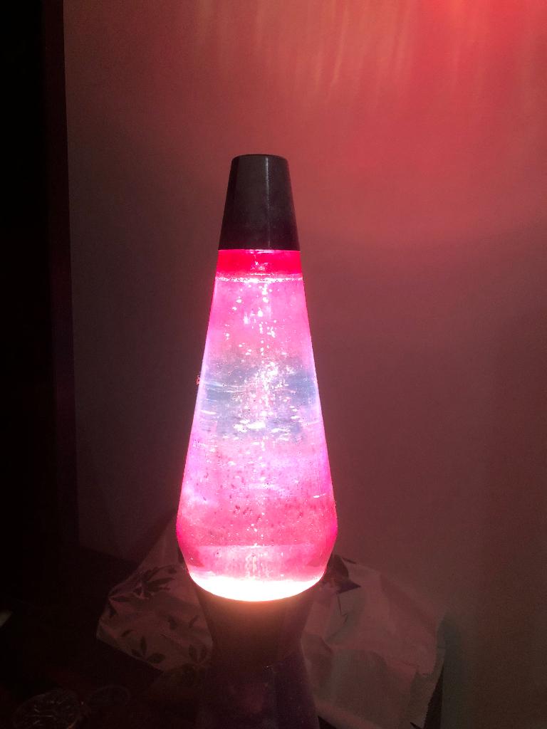 Glitter Lavalamp - Fisura, Huis en Inrichting, Ophalen, Zo goed als nieuw, Minder dan 50 cm
