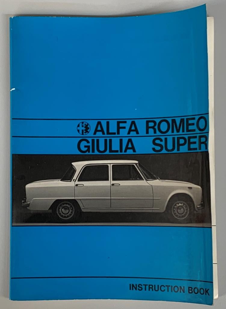 Alfa Romeo Giulia Super, Enlèvement ou Envoi