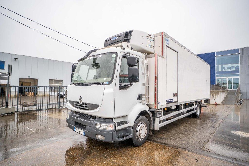 Renault MIDLUM 220.16 DXI + CARRIER MULTI TEMP+DHOLLANDIA, Autos, Camions, Euro 5, Achat, Entreprise, Renault