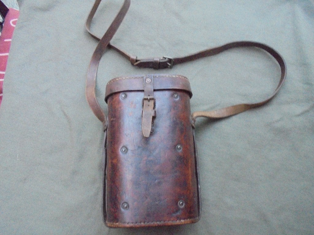 etui en cuir pour jumelles TABBY k  SOE et para  anglais ww2, Collections, Enlèvement ou Envoi, Armée de l'air