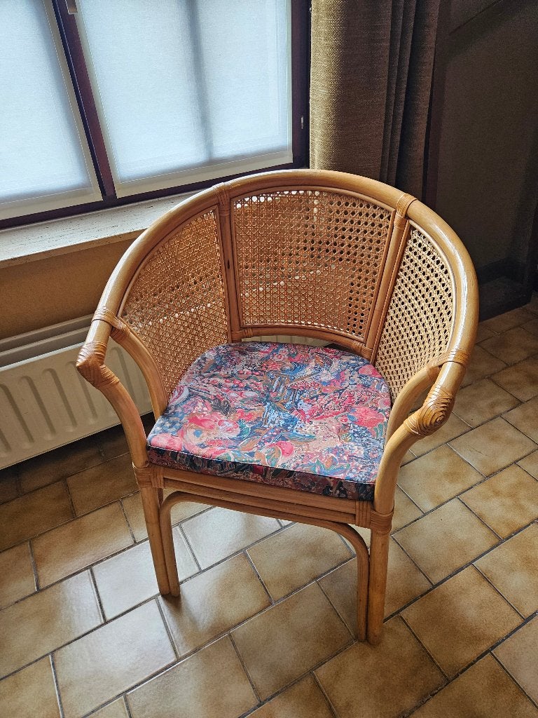 rieten stoel --5€, Brun, Enlèvement, Utilisé, Bois