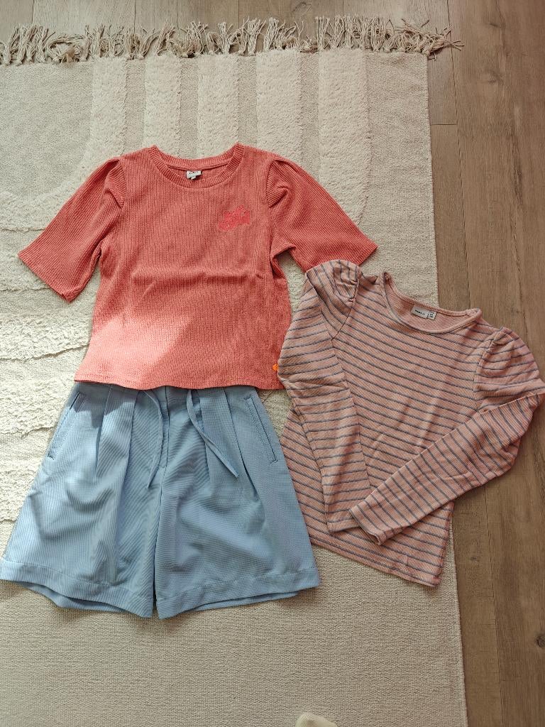 setje short + t-shirt CKS 10 jaar, Kinderen en Baby's, Kinderkleding | Maat 140, Ophalen, Gebruikt, Meisje, Cks