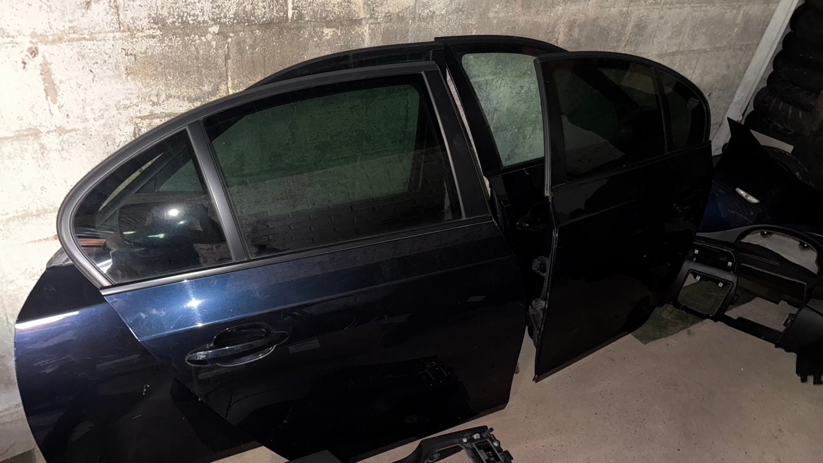 Bmw e60 deuren carbon schwartz, Ophalen, BMW