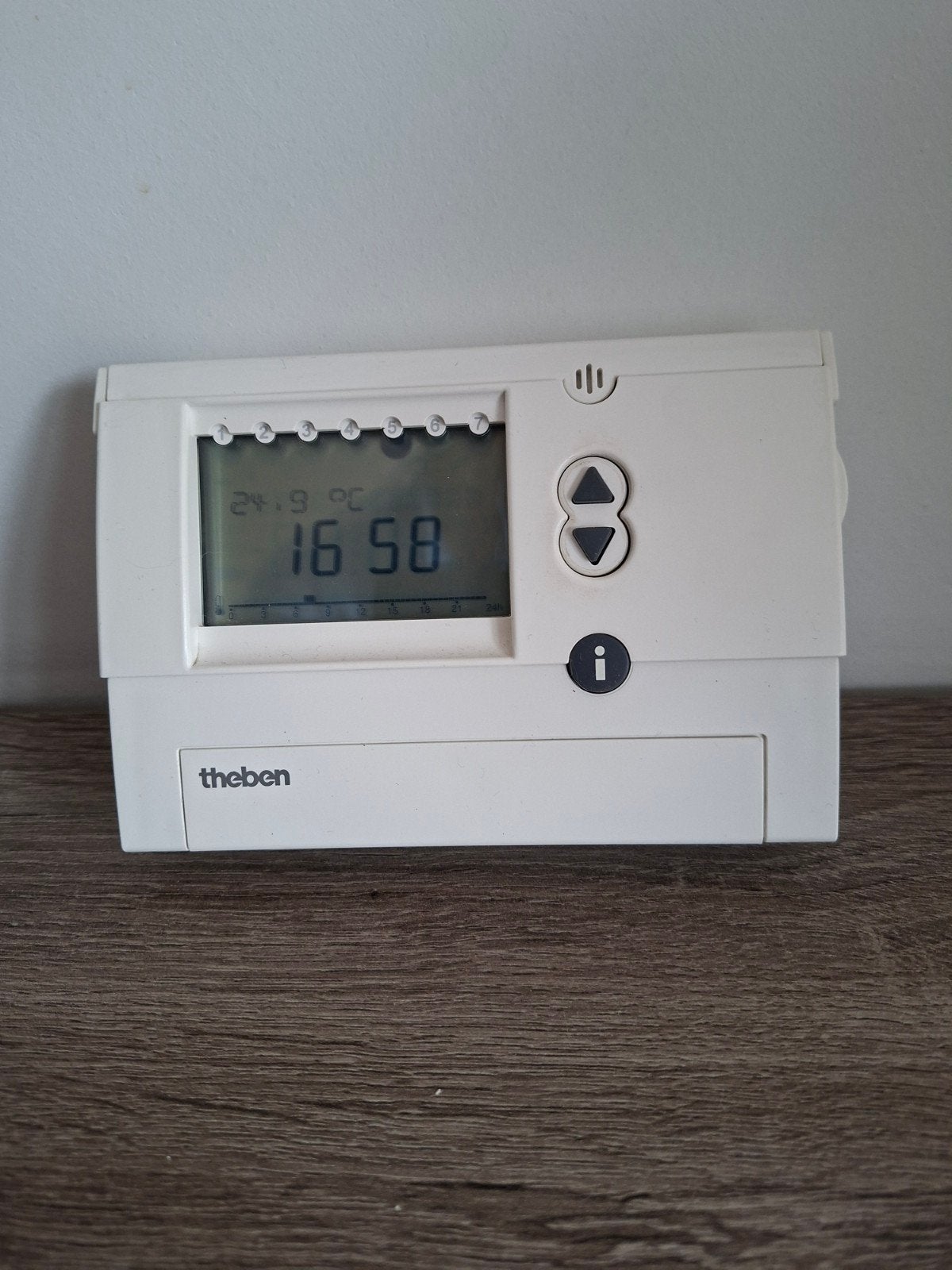 Thermostat supérieur Theben RAMSES 811, Bricolage & Construction, Enlèvement ou Envoi, Thermostat intelligent, Comme neuf