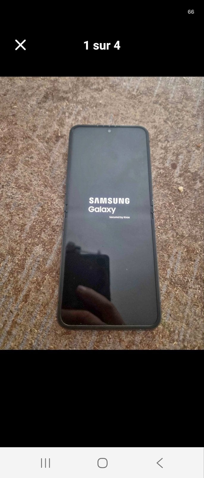 samsung flip 7, Enlèvement