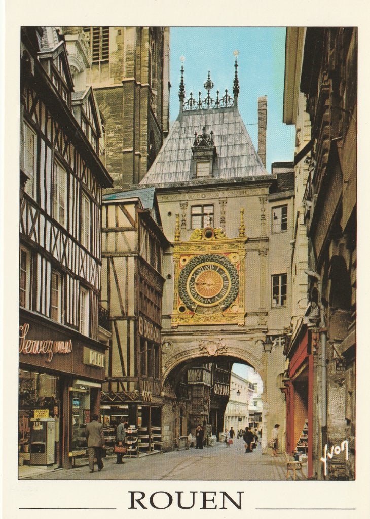ROUEN - De Grote Horloge uit 1389 !, Collections, Cartes postales | Étranger, Envoi, Non affranchie, France
