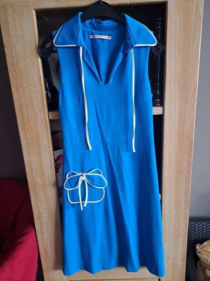 Lucy Has A Secret Jurk XS/S, retro, Kleding | Dames, Blauw, Nieuw, Ophalen of Verzenden, Maat 36 (S)