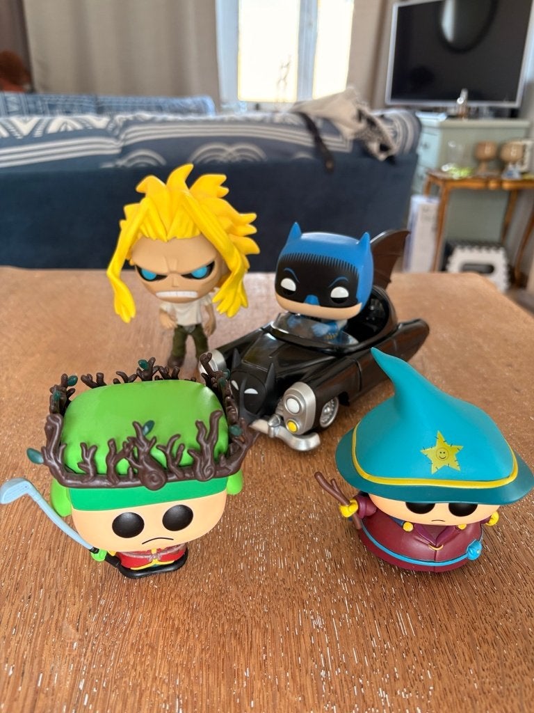 Funko Pop-bundel - Batman Batmobile + 3, Verzamelen, Ophalen of Verzenden, Zo goed als nieuw