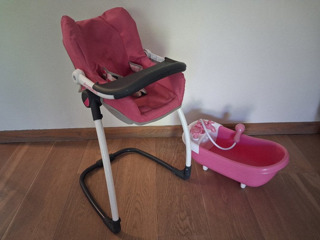 Smoby maxi-cosi en badje voor poppen, Kinderen en Baby's, Ophalen, Gebruikt, Babypop