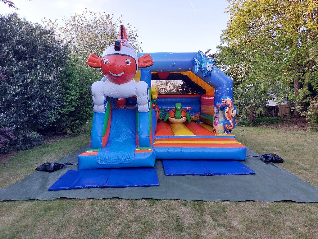 Springkasteel Nemo te huur, Ophalen