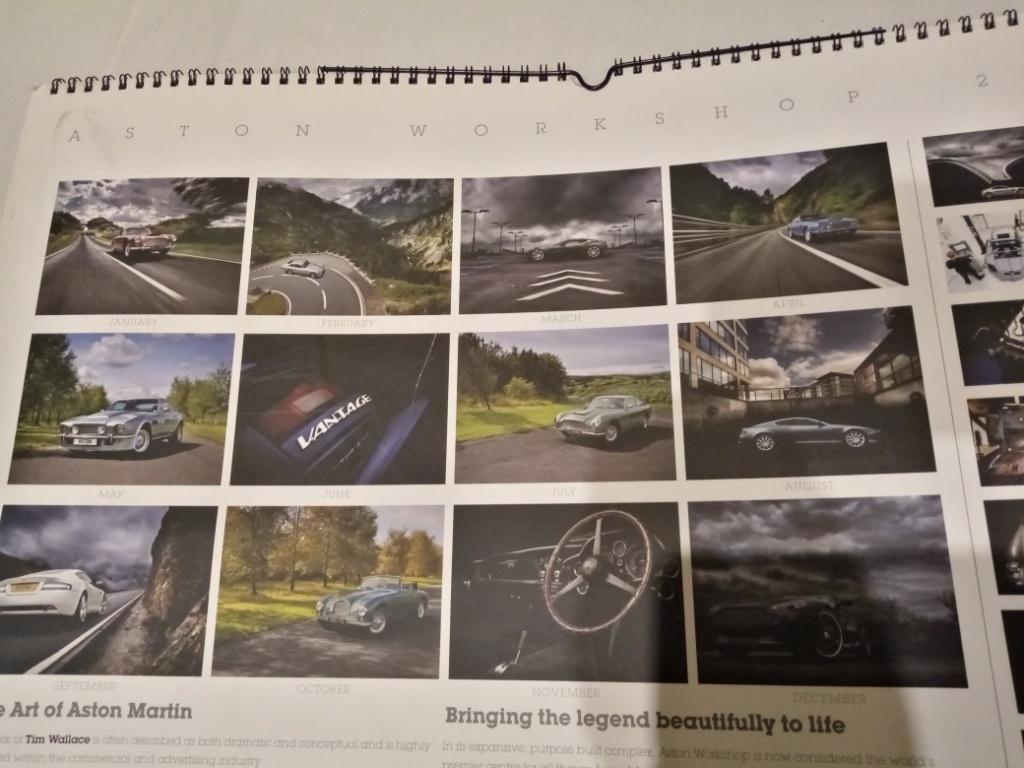 ASTON MARTIN fotokalender, Boeken, Auto's | Folders en Tijdschriften, Ophalen of Verzenden, Gelezen, Overige merken