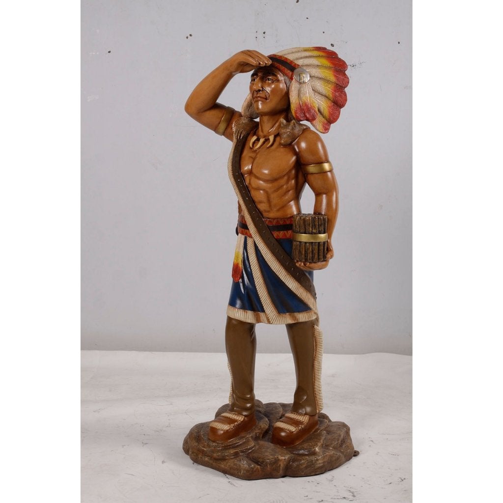 Tabac indien 188 cm - Statue indienne, Enlèvement, Neuf