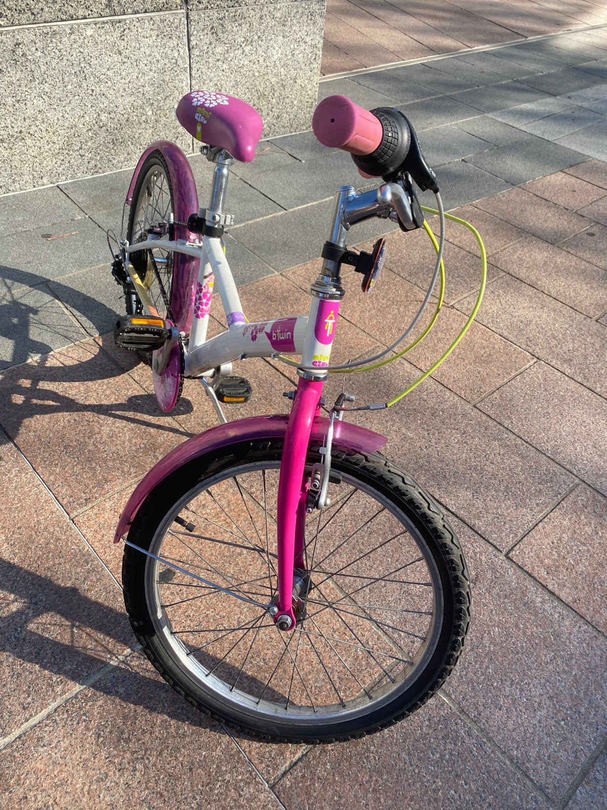 Vélo filles B’twin 20”, Vélos & Vélomoteurs, Frein sur jante, Frein à main, Utilisé, 20 pouces