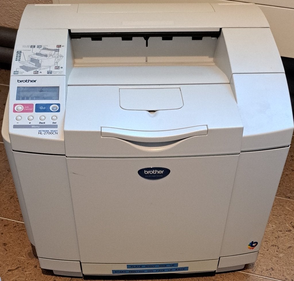 Brother HL-2700-CN, color laserprinter, network/USB/parallel, Computers en Software, Printers, Ophalen, Gebruikt, Kleur printen