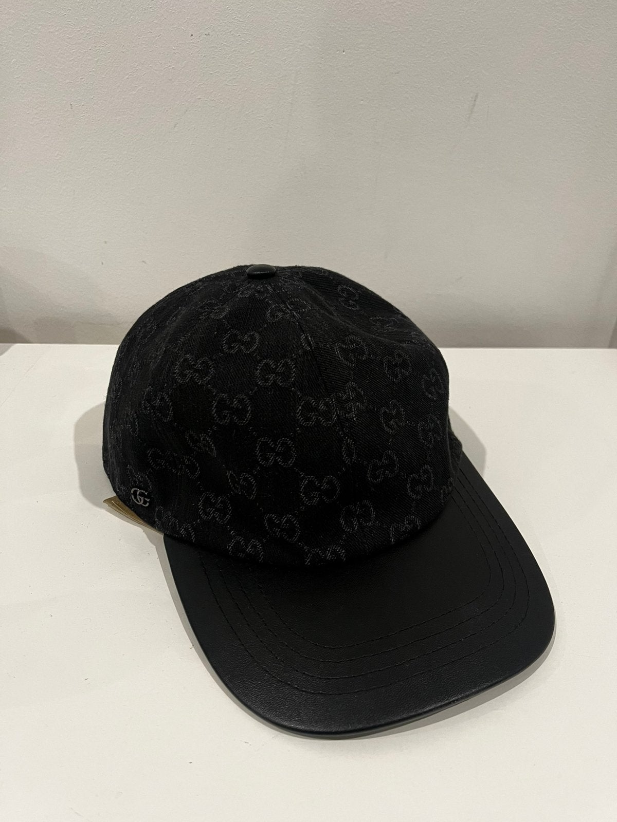 Zwarte Gucci pet laatste stuk, Kleding | Heren, Hoeden en Petten, Ophalen, Zo goed als nieuw, Pet