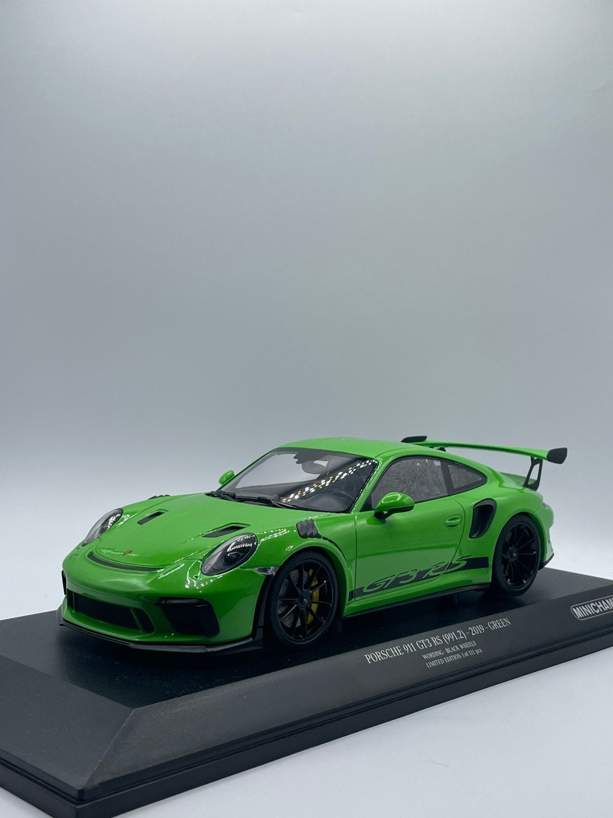 Porsche 991.2 GT3 RS Minichamps 1/18, Enlèvement, Neuf