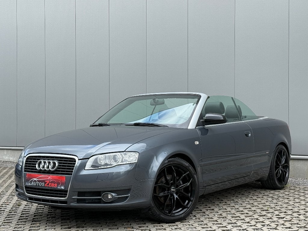 Audi A4 Cabriolet 2.0 TDi S-Line Cruise Bose Navi DigAirco, Voorwielaandrijving, 4 zetels, Zwart, 4 cilinders