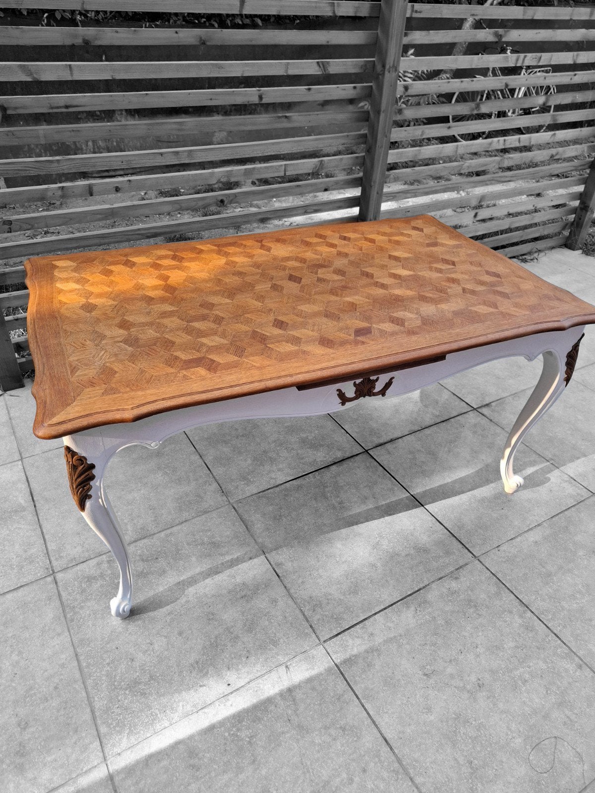 Eikenhouten tafel (uitschuifbaar 10-12 pers) eetkamer, Huis en Inrichting, Ophalen