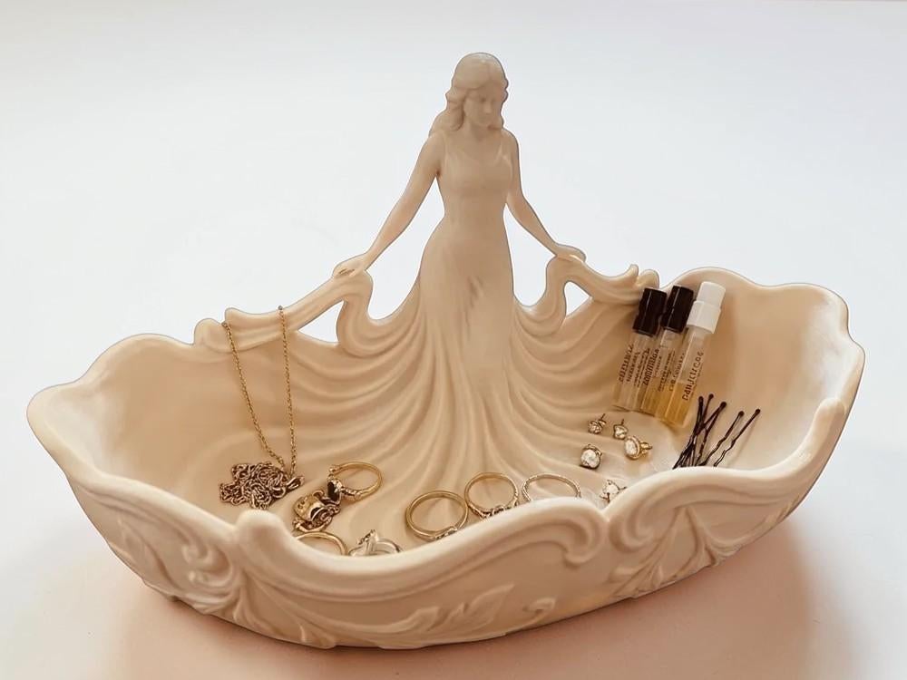 goddes figural bowl vanity catchall, Huis en Inrichting, Kunststof, Schaal, Rond, Ophalen of Verzenden
