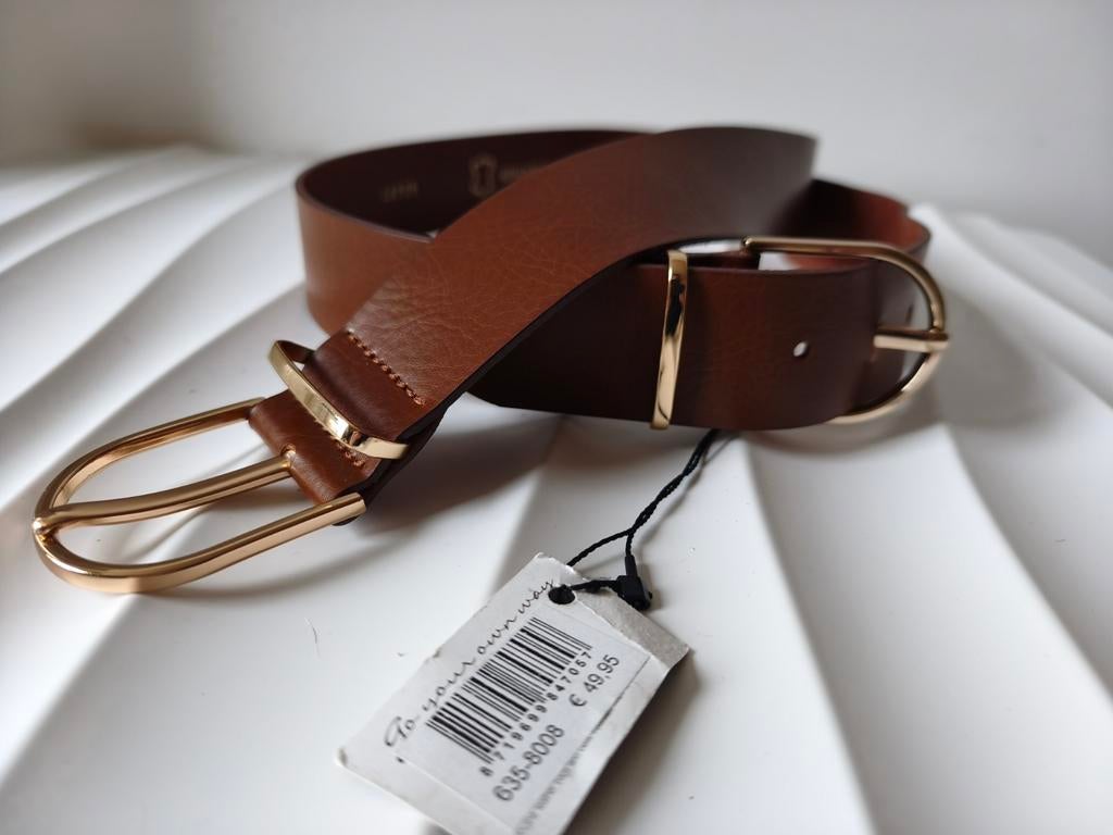 Luxe damesriem van echt leer, Kleding | Dames, Riemen en Ceinturen, Ophalen of Verzenden