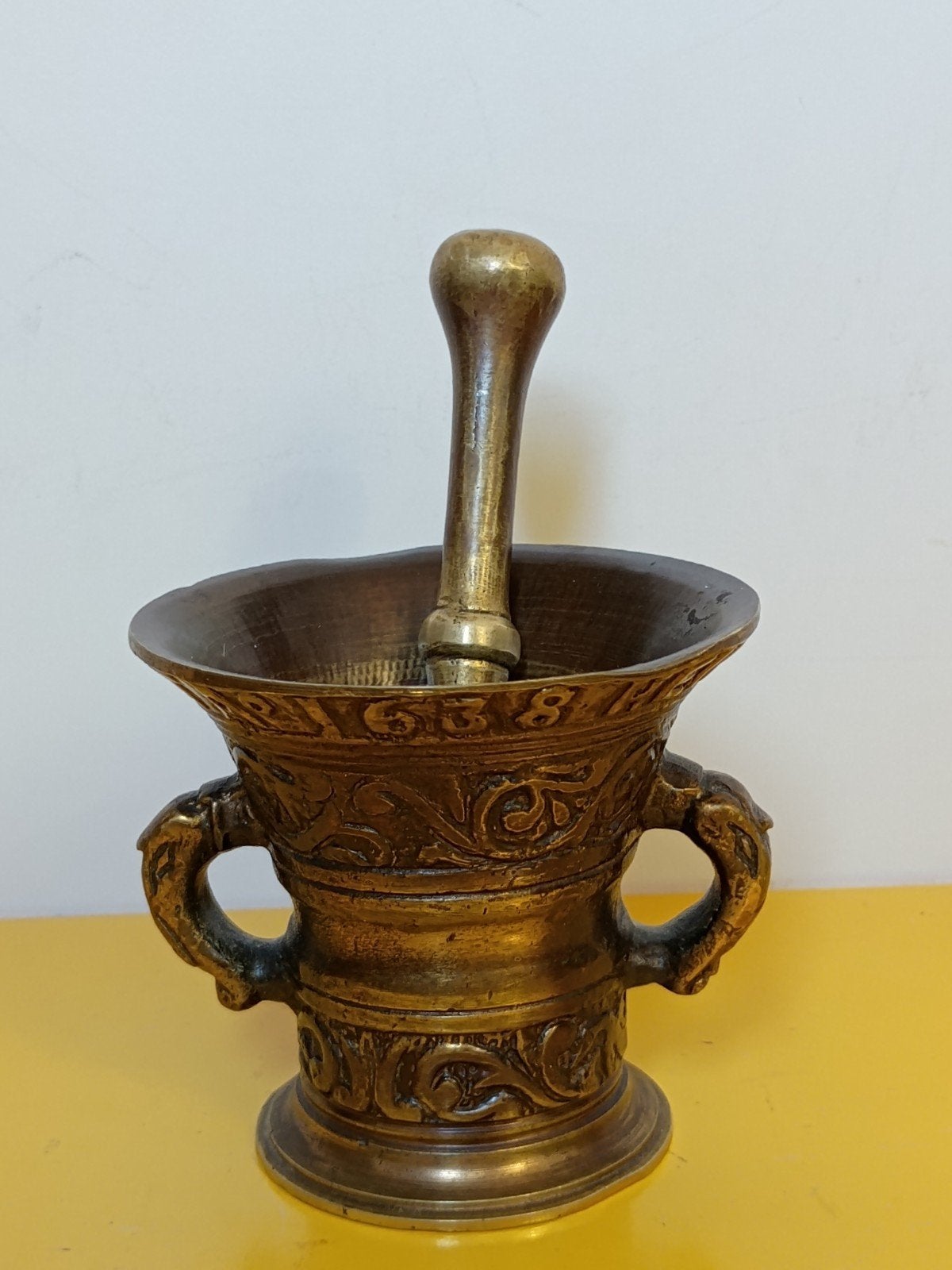 Bronzen vijzel, Antiek en Kunst, Antiek | Brons en Koper, Ophalen