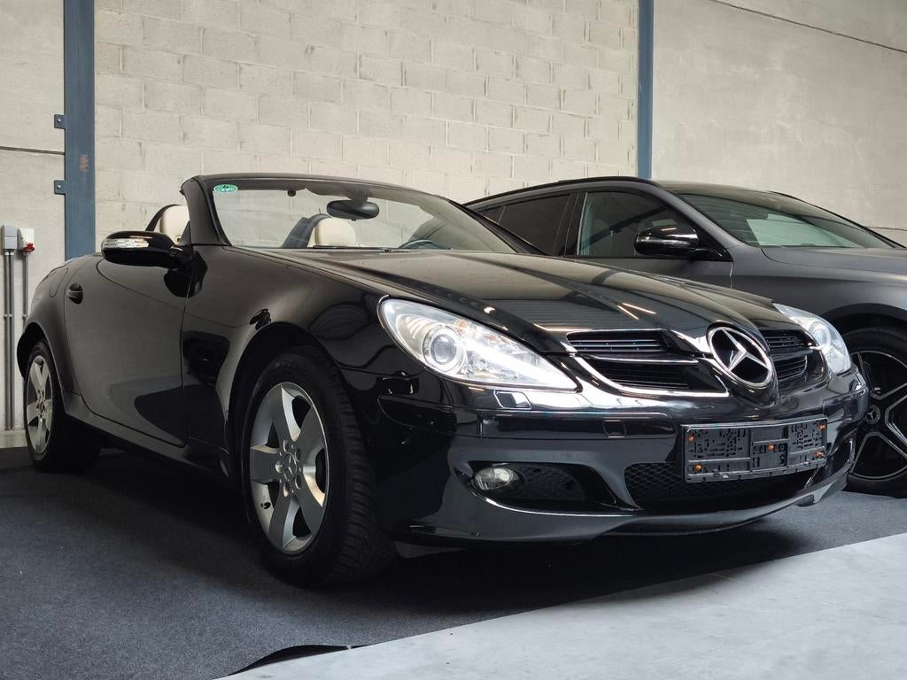 Mercedes-benz slk200 cabrio, Auto's, Cabriolet, Zwart, SLK, Bedrijf