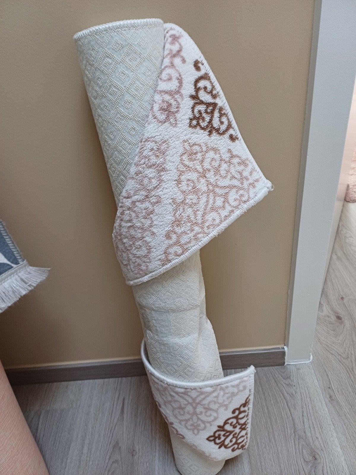 wasbare antislip loper, Ophalen