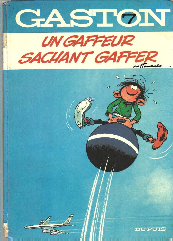 Gaston Lagaffe 7 Un Gaffeur sachant Gaffer EO 1969, Enlèvement ou Envoi, Une BD, Utilisé, Franquin