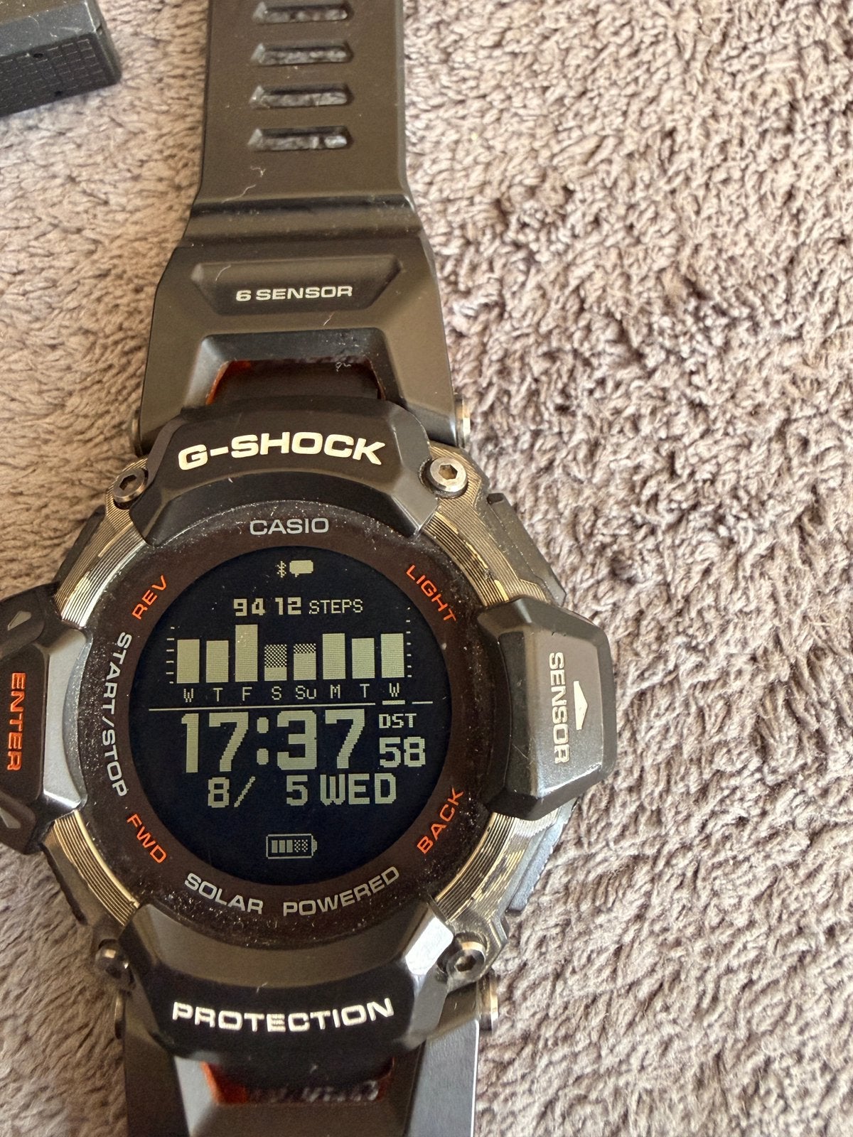 Casio G-Shock GBD-H2000-1AER Solar – Topstaat, origineel, Enlèvement, GPS, Comme neuf