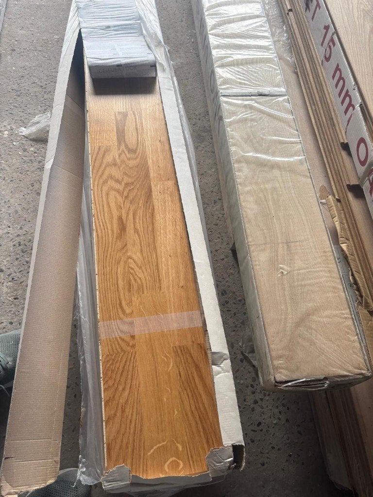 Parquet en chêne laqué de la marque Barlinek 16.62 m2, Bricolage & Construction, Neuf, Planchers ou planches, Enlèvement, 150 cm ou plus