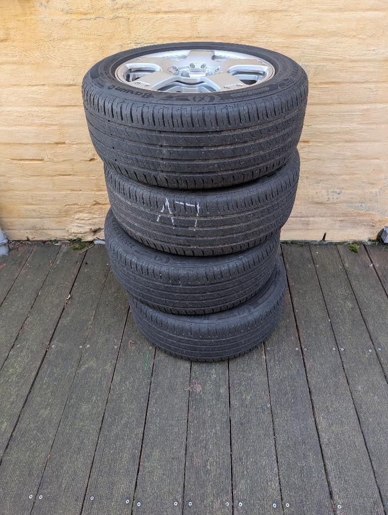 Ronal aluminium velgen 17 inch  5x112 7,5J ET 25 naaf 55mm, Auto-onderdelen, Banden en Velgen, Ophalen, Gebruikt, Velg(en), 17 inch